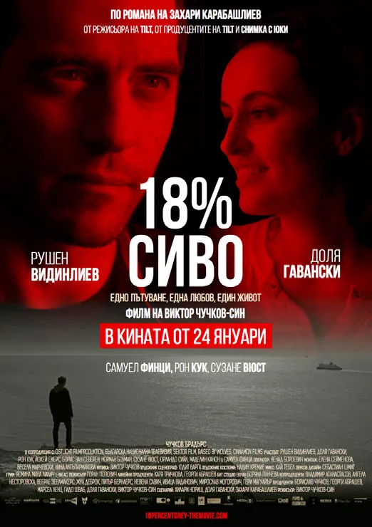 18% сиво